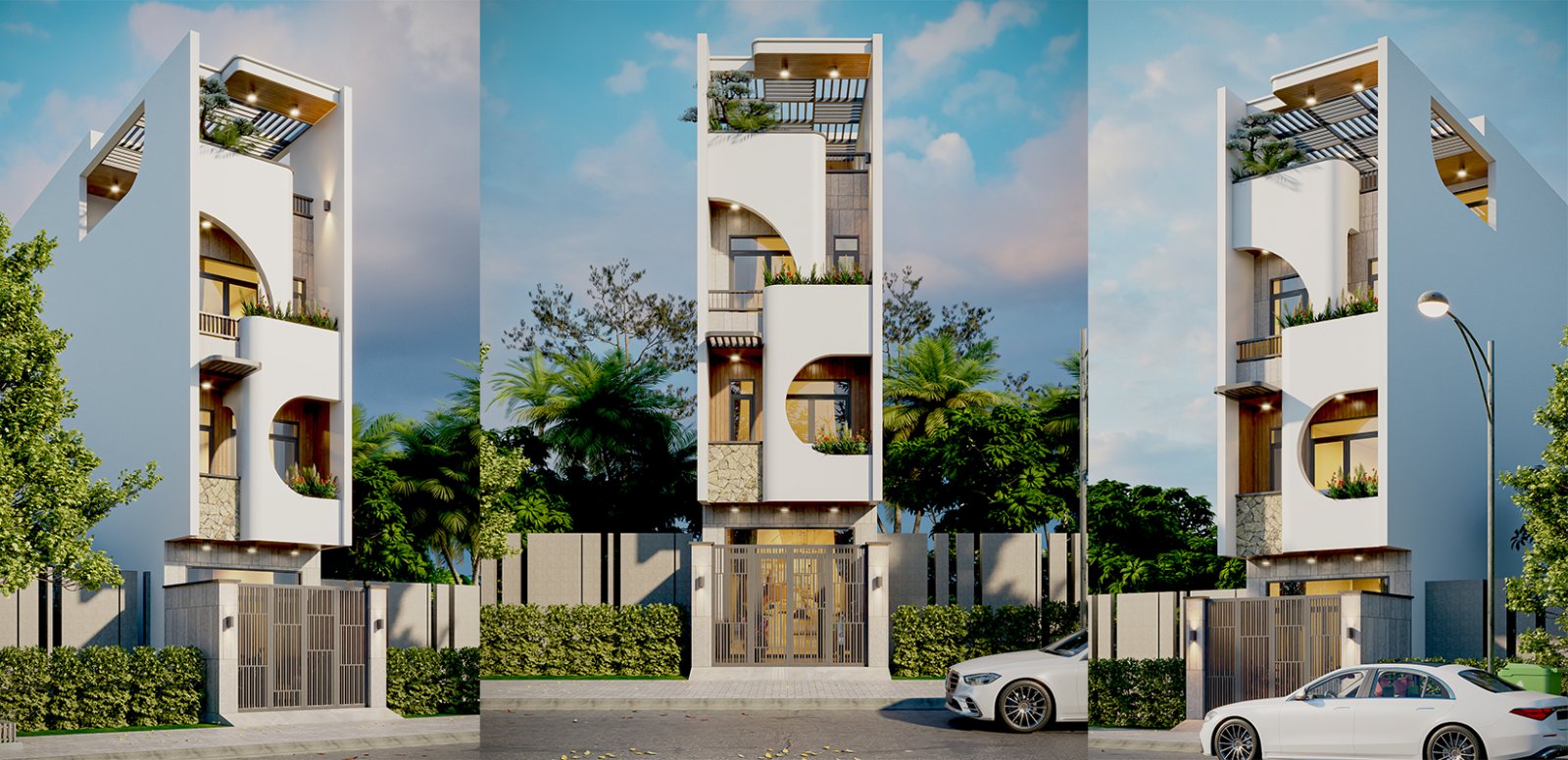 Thiết kế nhà phố hiện đại tại tây Ninh