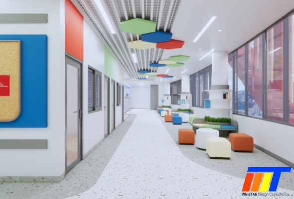 Dự án thiết kế sảnh block 1 VAS BTH