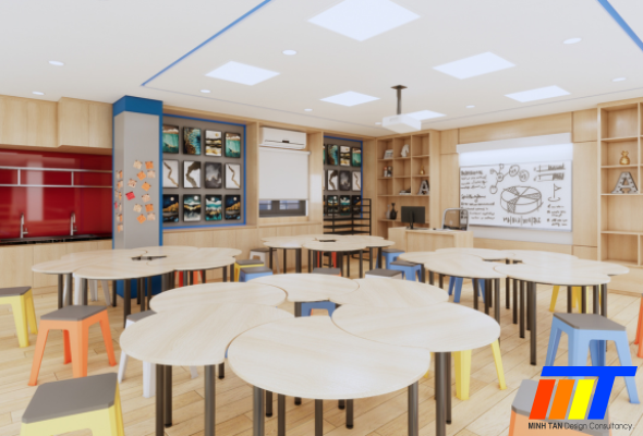 Dự án thiết kế phòng họa tiểu học VAS HVT