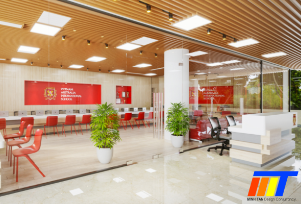 Dự án thiết kế phòng tuyển sinh Garden Hills 
