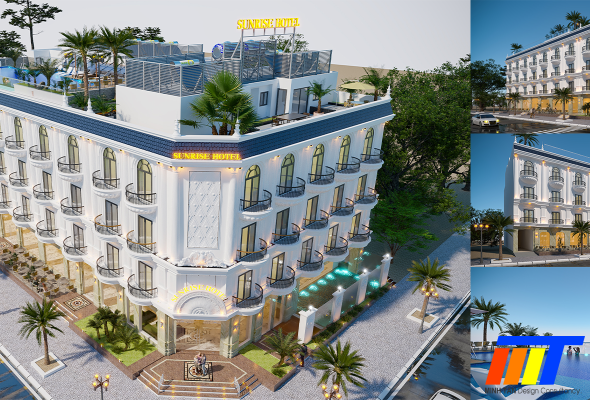 Dự án Khách sạn Sunrise - Tp.Hà Tiên