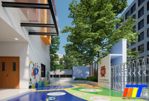 Dự án sân trường mầm non VAS Garden Hills